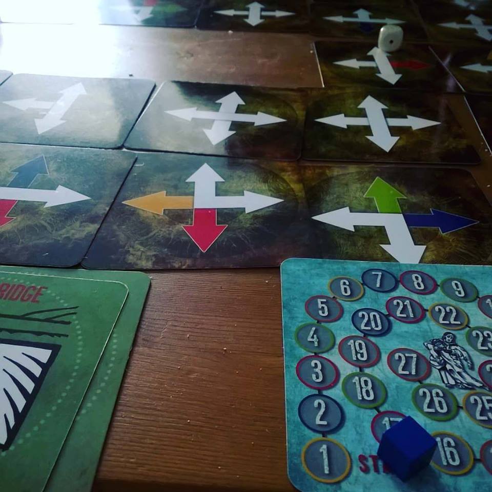 gra planszowa Inspire w czasie sesji