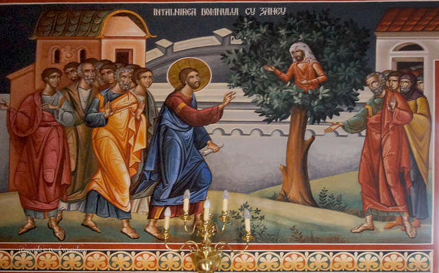 Zacheusz i Jezus, zdjęcie: Derek Winterburn@flickr.com, CC-BY-SA